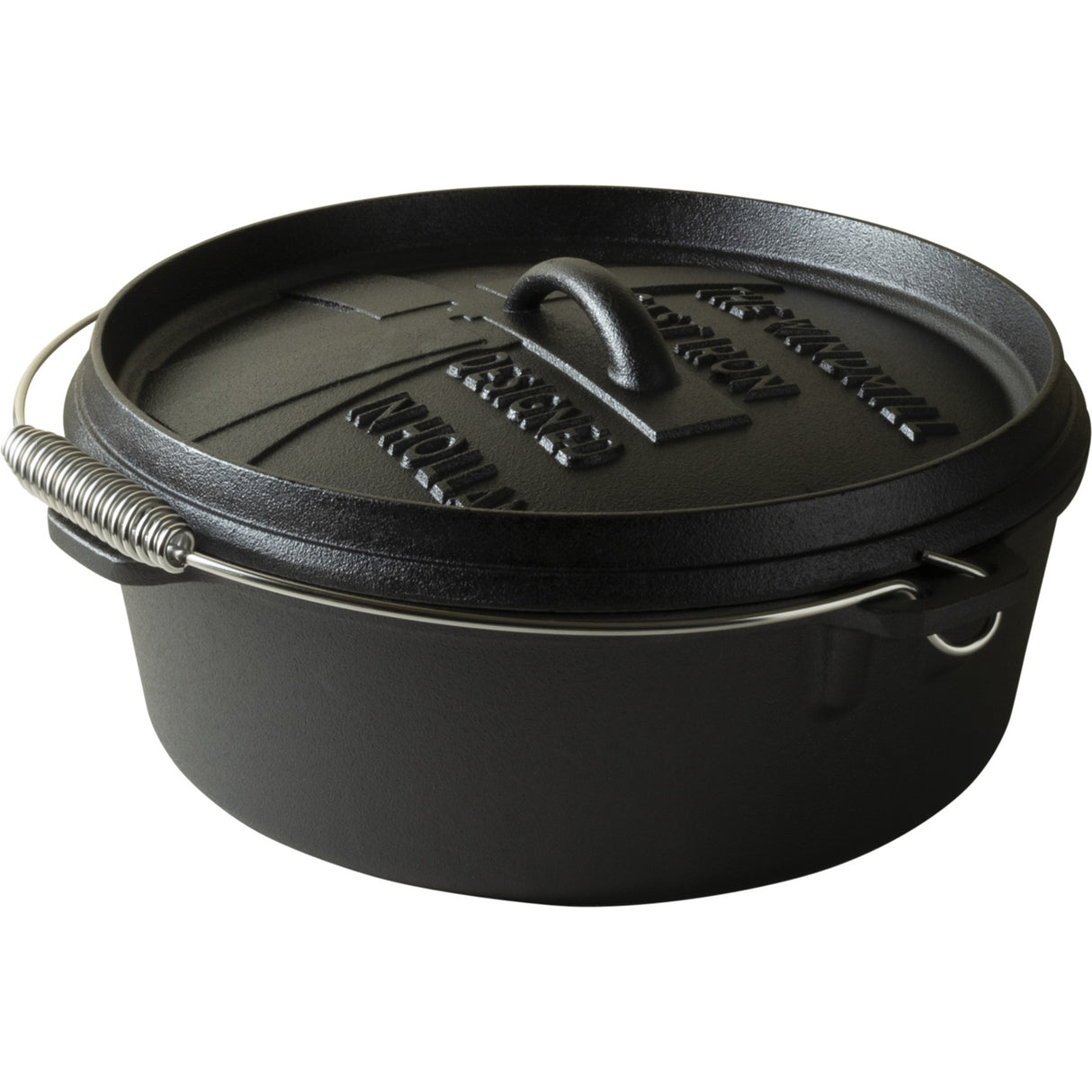 The windmill dutch oven 6 qt zonder pootjes kookpan (zwart, ø 31,5 cm | 5.9 liter)