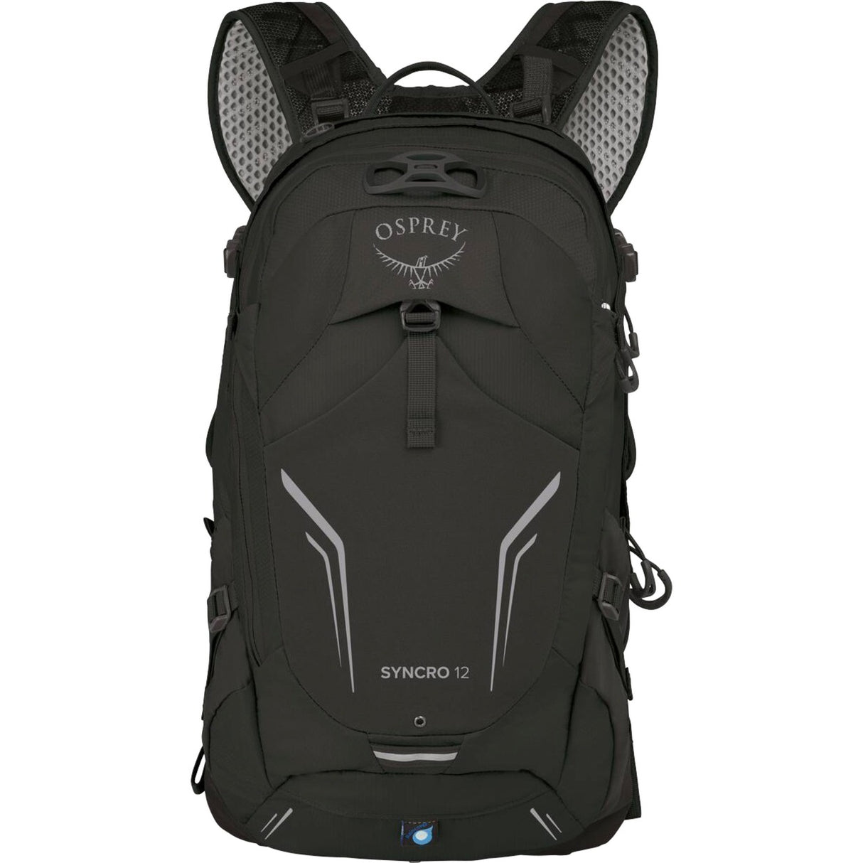 Osprey syncro 12 rugzak (zwart, 12 liter)