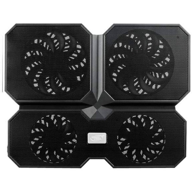 Deepcool multi core x6 laptopkoeler (zwart, 2x usb 2.0)