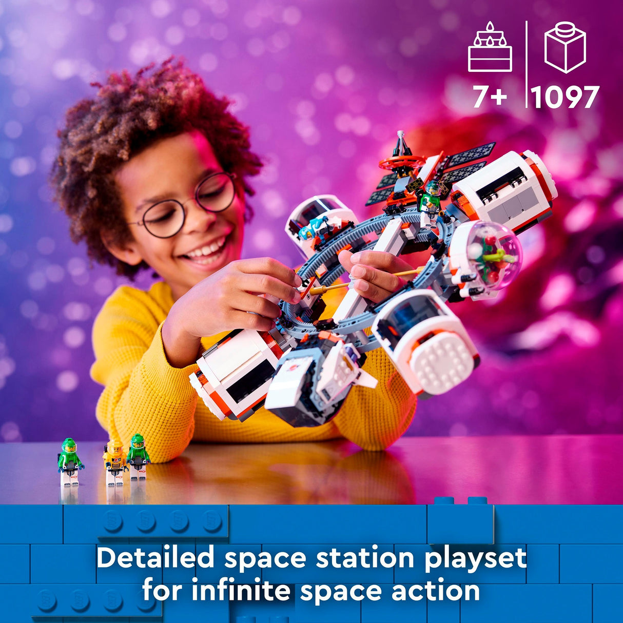 Lego city - modulair ruimtestation constructiespeelgoed (60433)