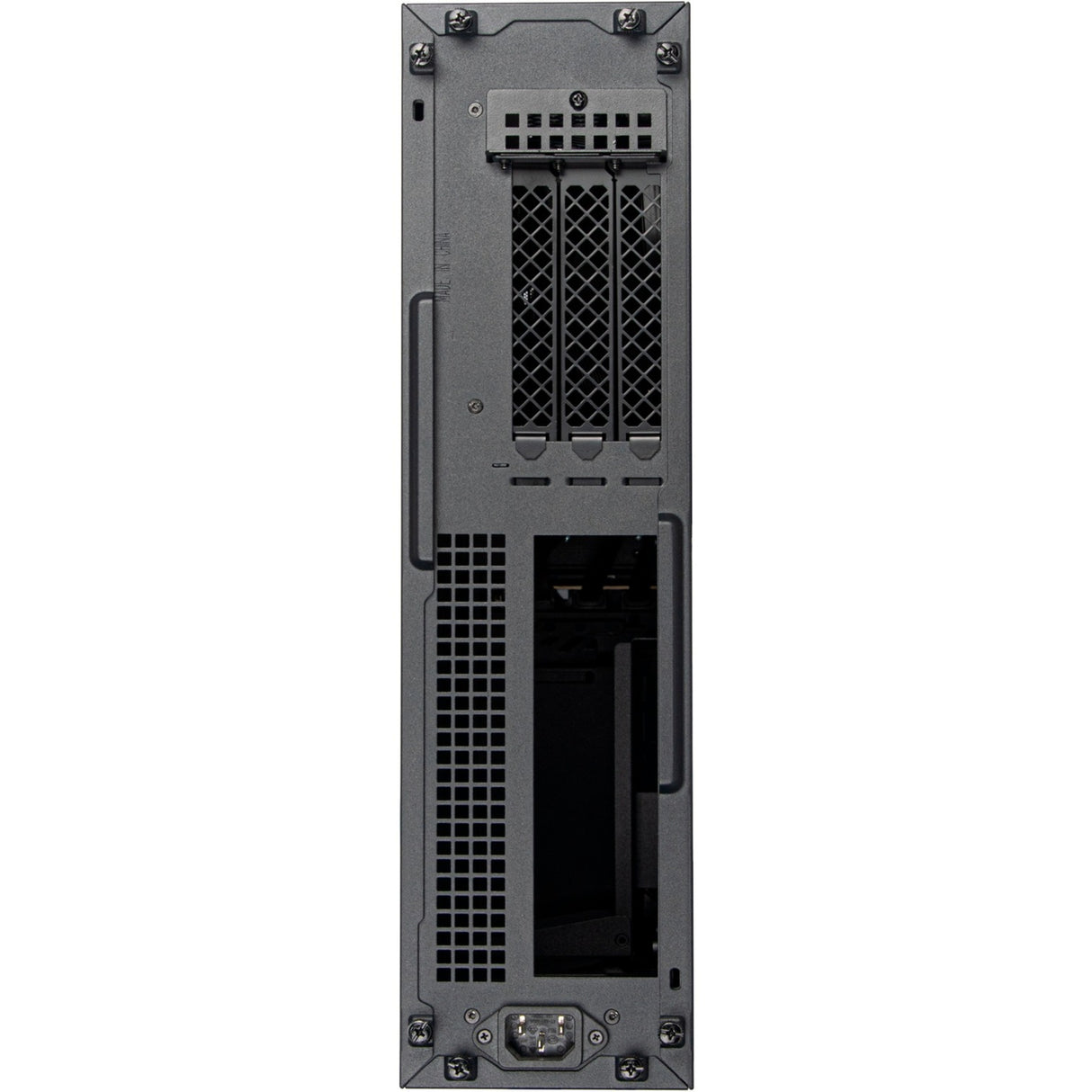 Silverstone milo 12 mini tower behuizing (zwart | 2x usb-a | 1x usb-c)