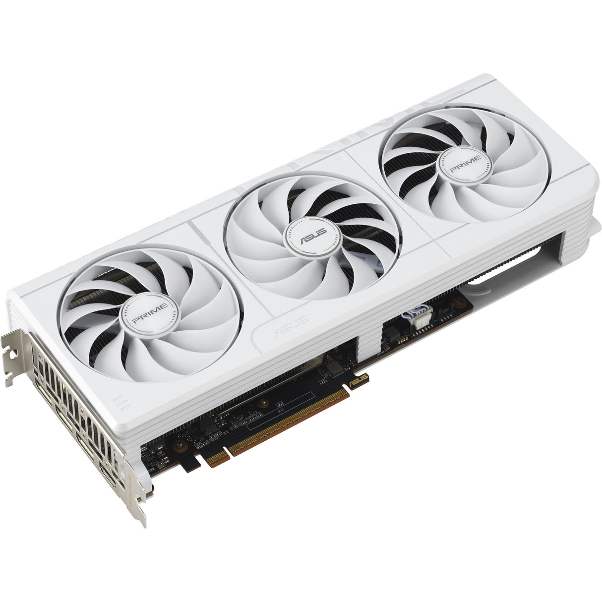 Asus prime radeon rx 9070 xt oc white grafische kaart (wit, 3x displayport, 1x hdmi 2.1, rdna4)