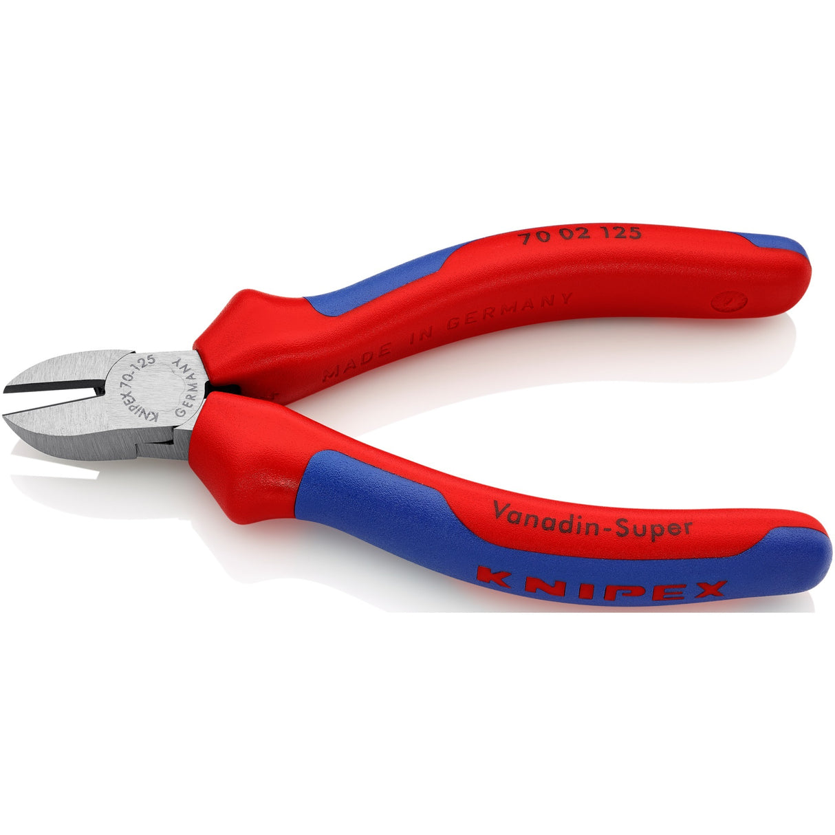 Knipex 70 02 125 zijsnijtang gepolijst comfort 125mm