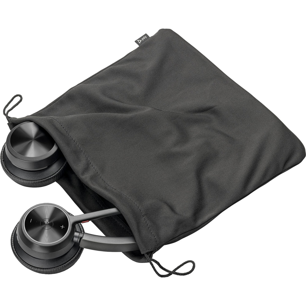 Hp poly voyager 4320-m - teams certified on-ear headset (incl. bt700 dongle + oplaadstatief)