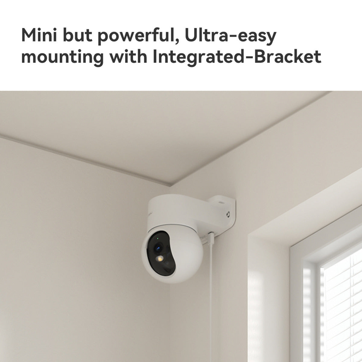 Imou ranger mini – beveiligingscamera – binnencamera – 2k 3mp full hd – draai- en kantelfunctie – slim volgen - slim kleurennachtzicht