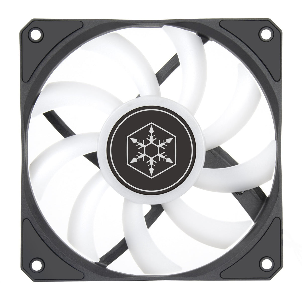 Silverstone air slimmer 120 argb case fan (zwart, 120 x 120 x 15 mm, pwm)
