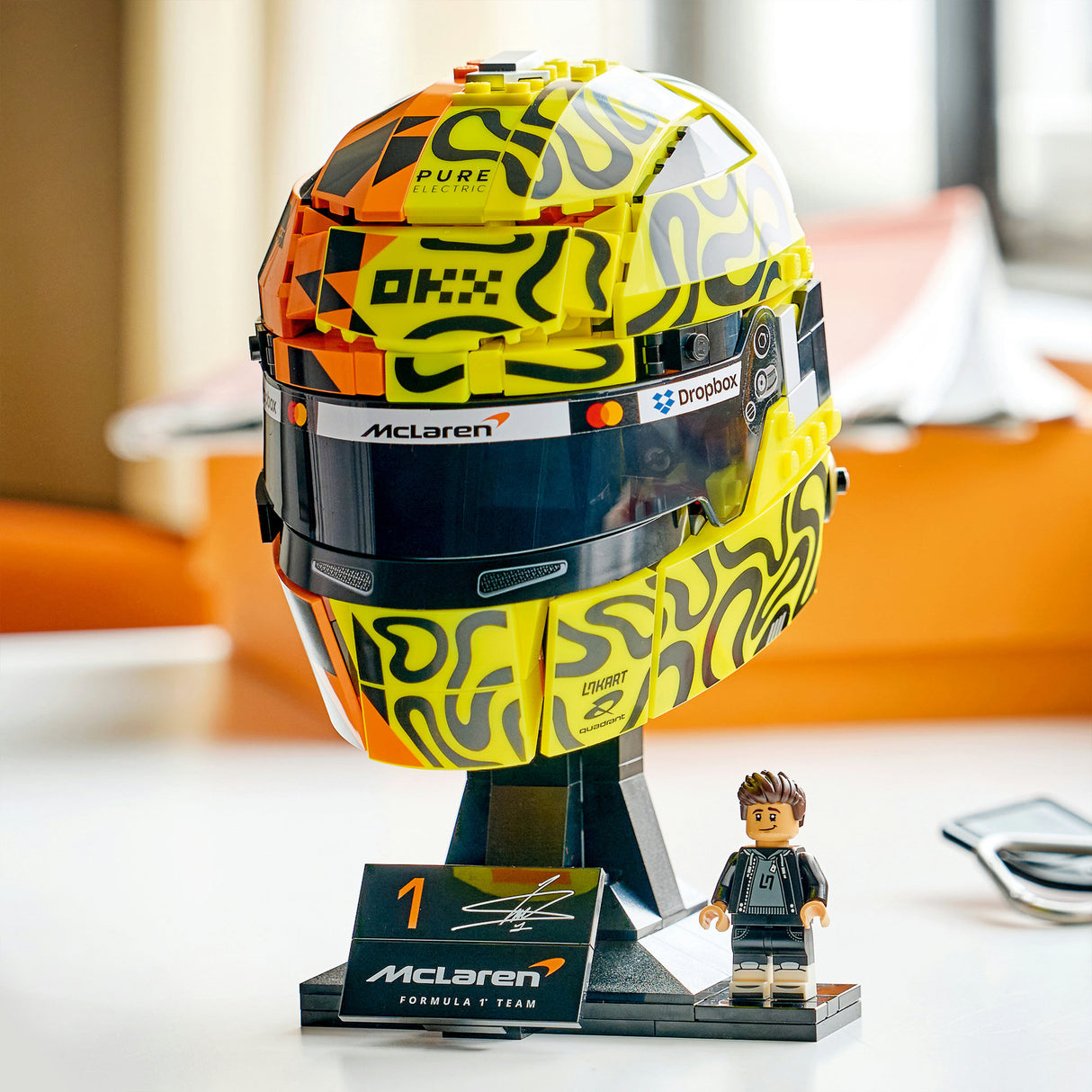 Lego editions mclaren mastercard f1 team helm van lando norris bouwpakket voor kinderen 43023