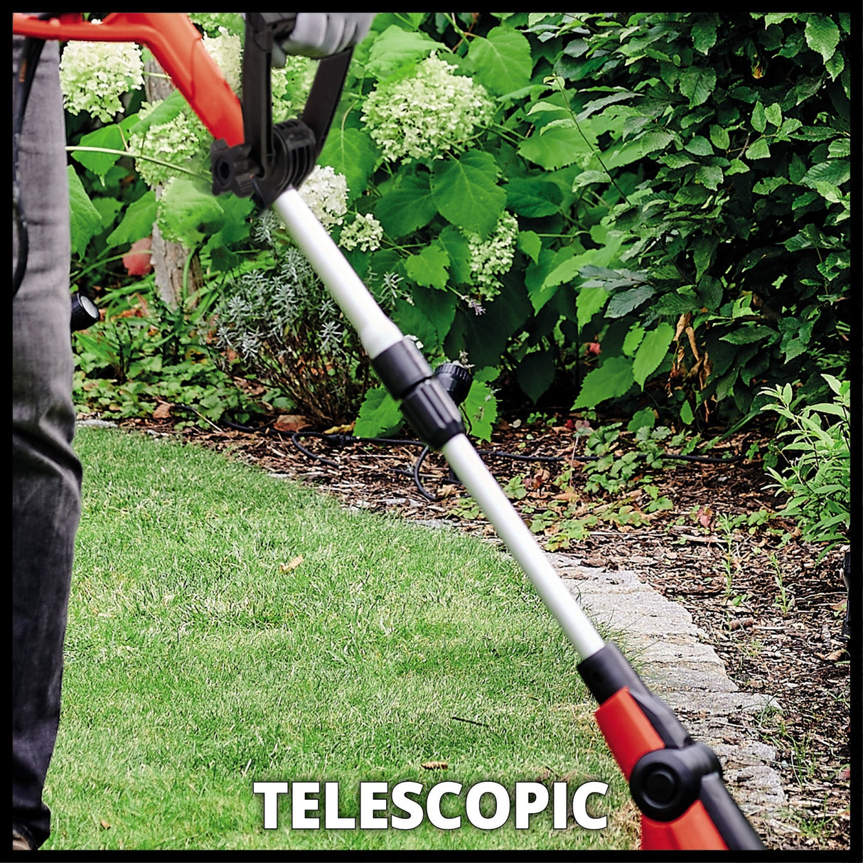 Einhell elektrische grastrimmer gc-et 4530 set - 450 w - maaidiameter: 30 cm - telescopische steel - motorkop -90° en +90° verstelbaar - incl. 3x draadspoelen