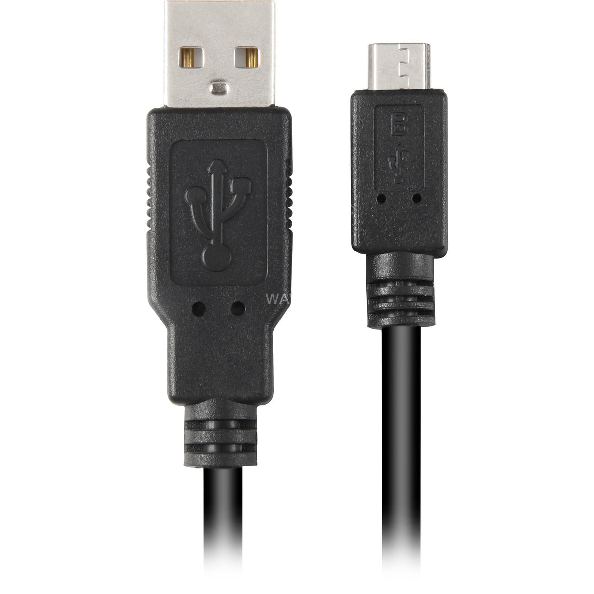 Sharkoon usb-a 2.0 > micro usb-b kabel (zwart, 1 meter)