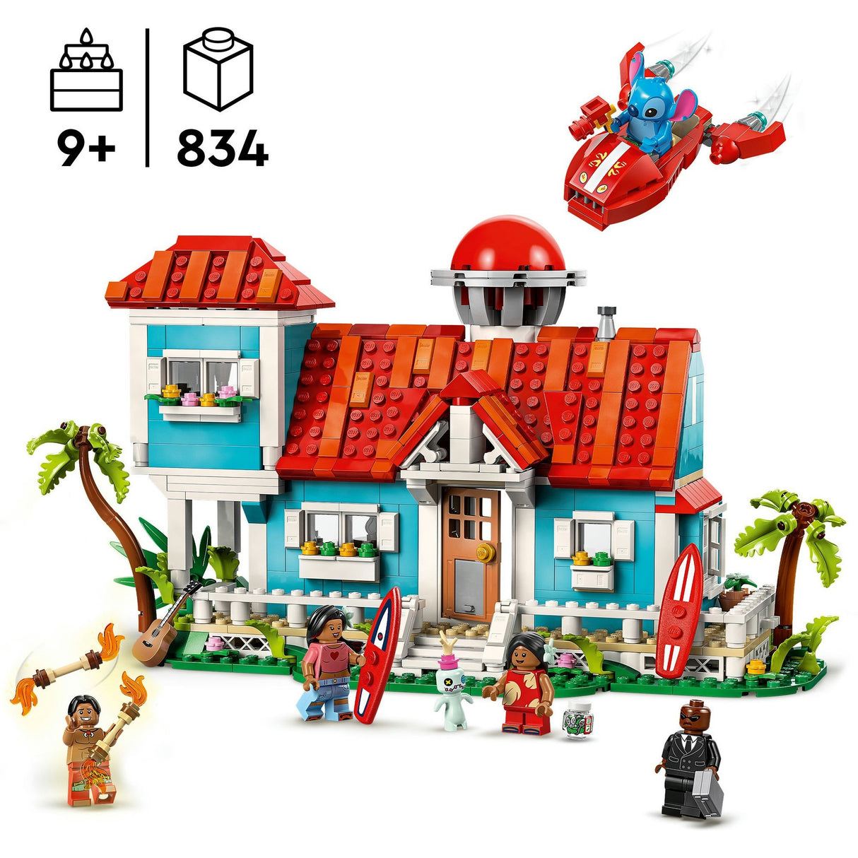 Lego ® disney lilo en stitch strandhuis - 43268
