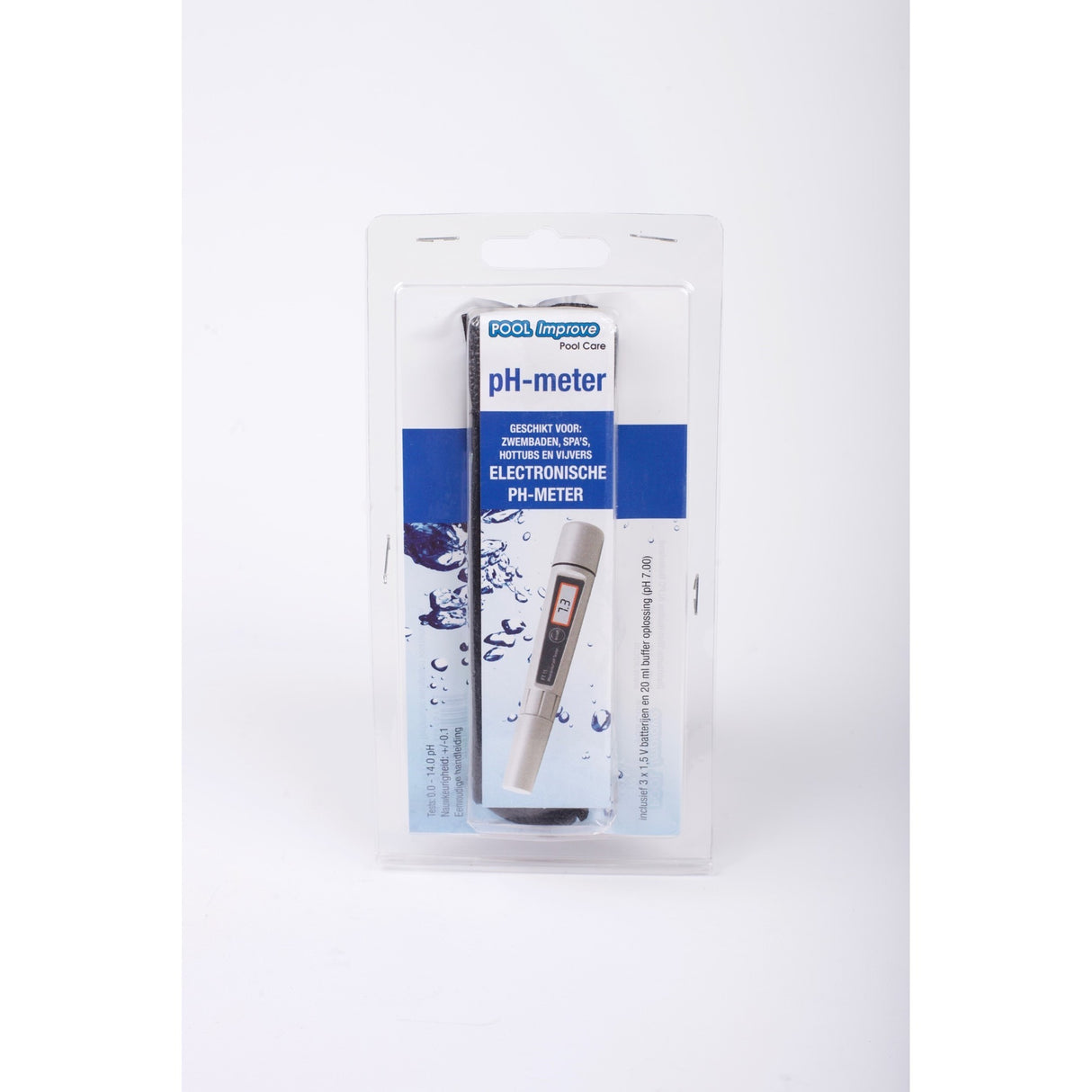 Pool improve ph-meter digitaal - nauwkeurige ph-waarde meter voor zwembad en aquarium