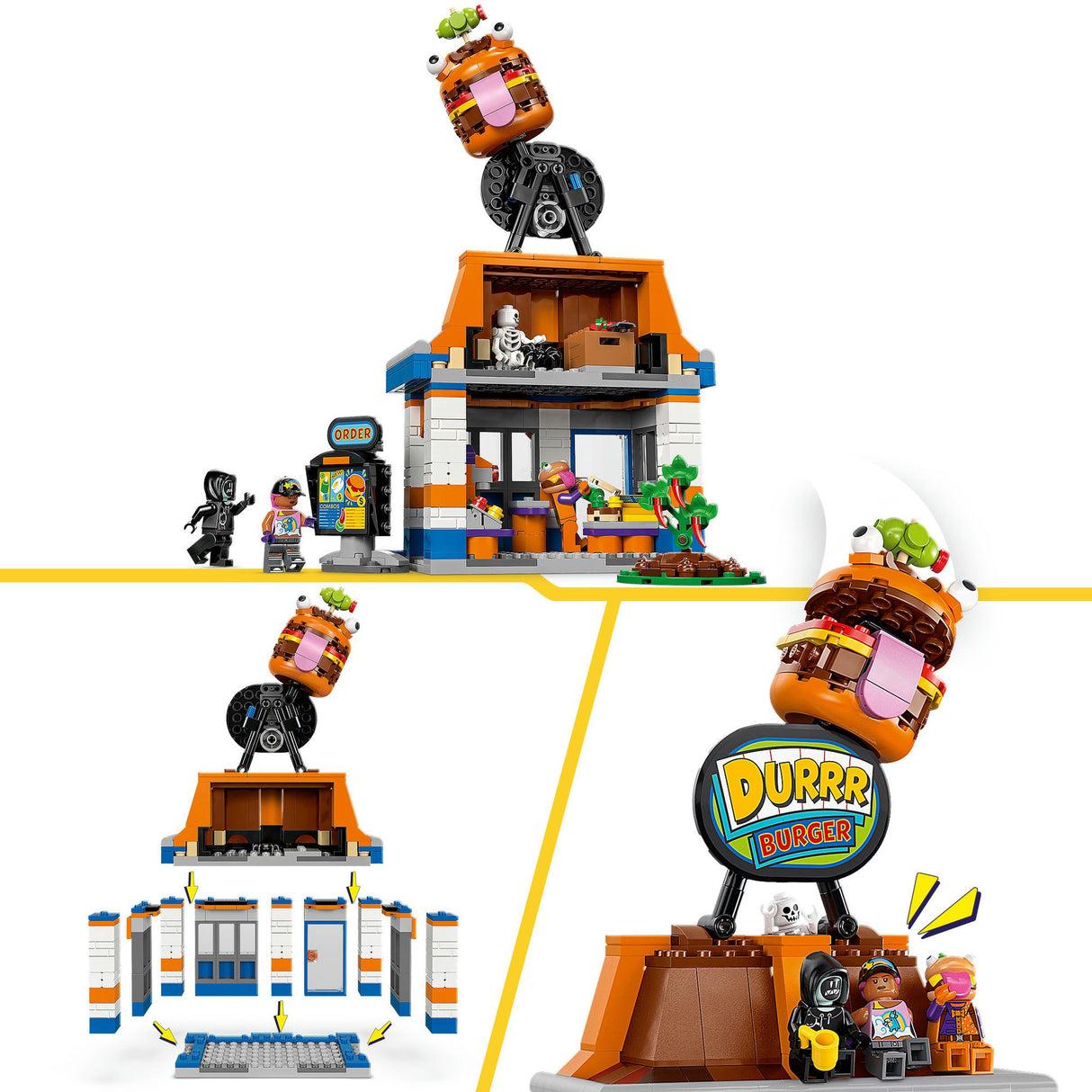 Lego ® fortnite® durrr burger restaurant - 77076