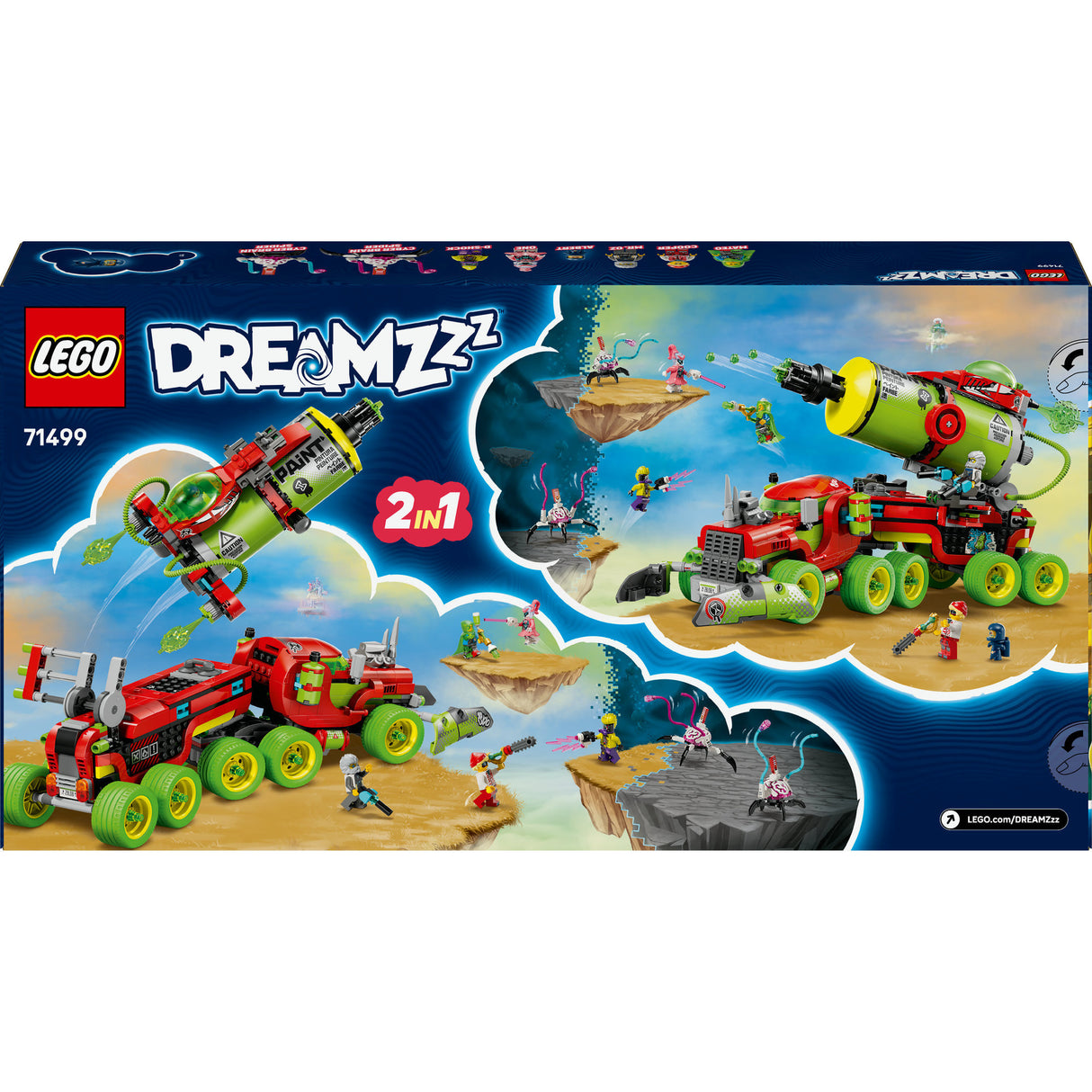 Lego ® dreamzzz™ mateo's spuitbustruck speelgoed - 71499