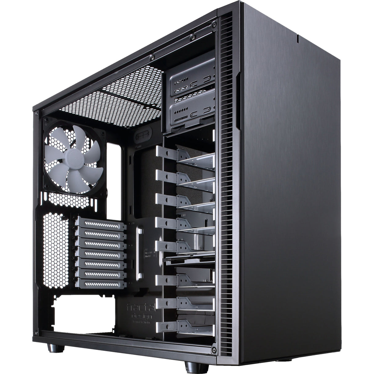 Fractal design define r5 midi tower behuizing (zwart | 4x usb-a)