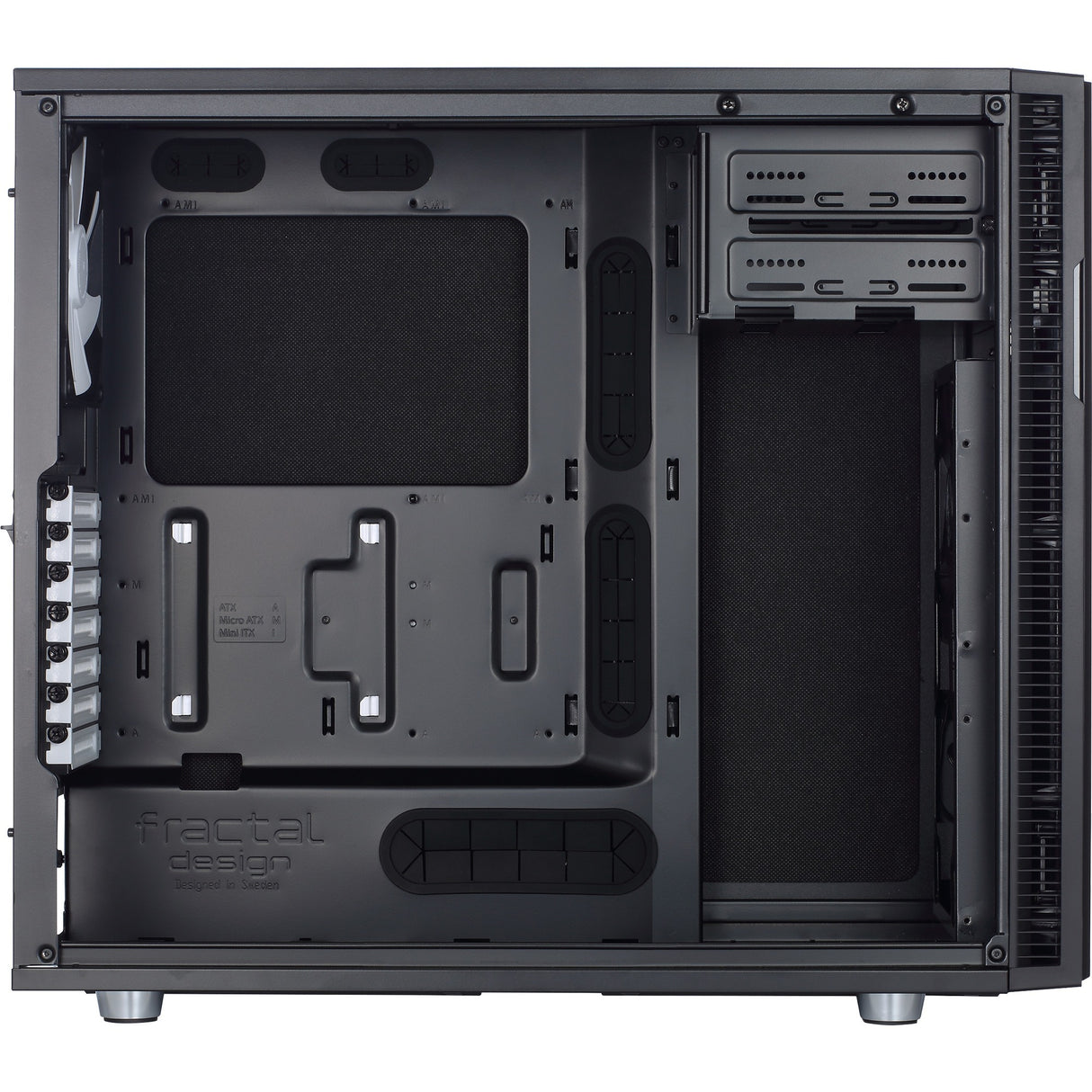 Fractal design define r5 midi tower behuizing (zwart | 4x usb-a)