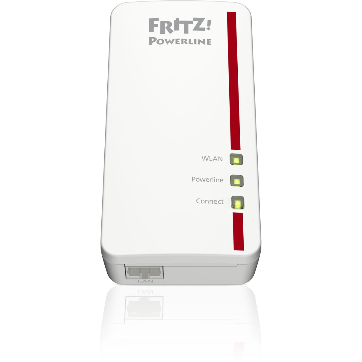 Fritz! powerline 1260e international (wit, 1 stuks, mesh wi-fi)