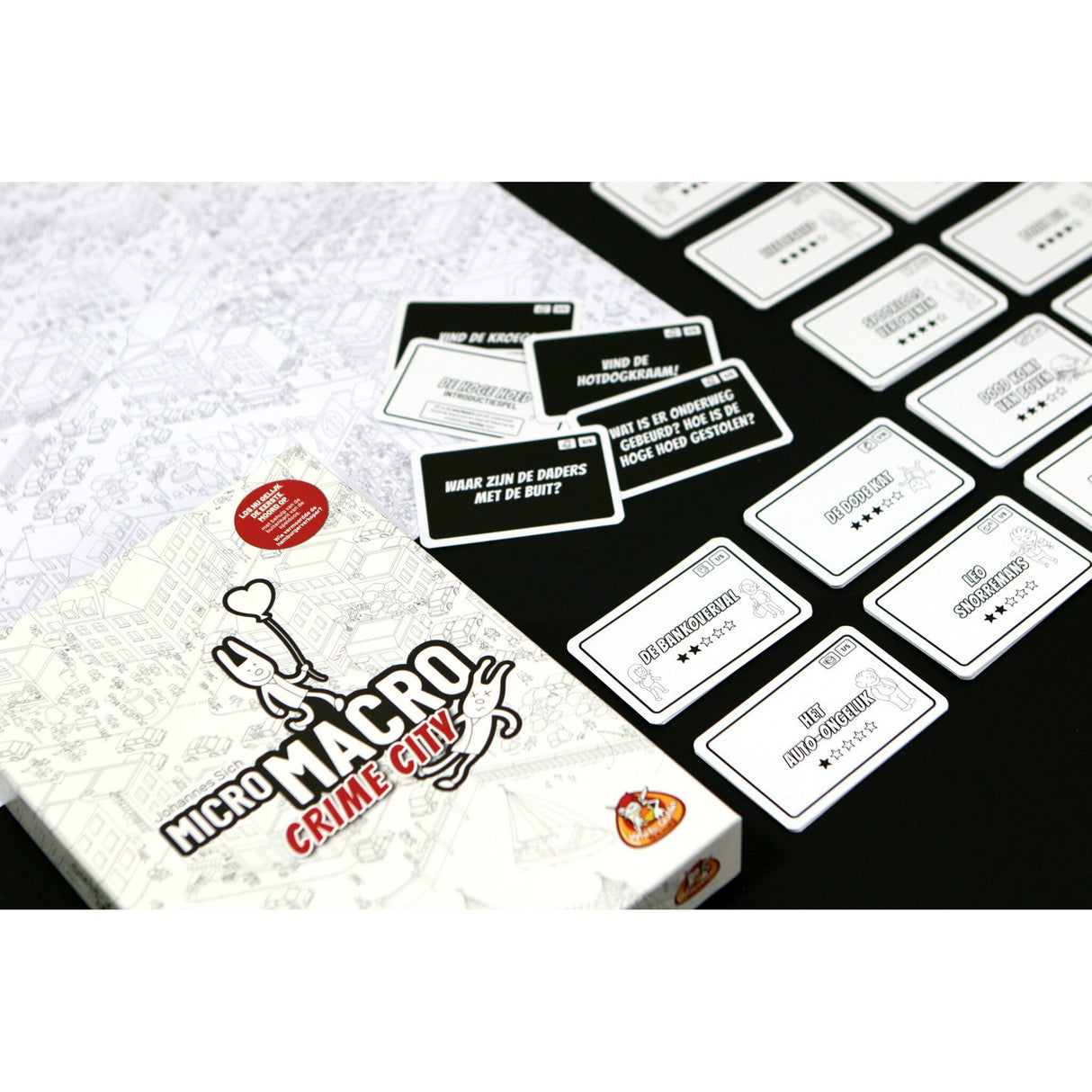 White goblin games micromacro: crime city bordspel (nederlands, 1 - 4 spelers, 15 - 45 minuten, vanaf 12 jaar)