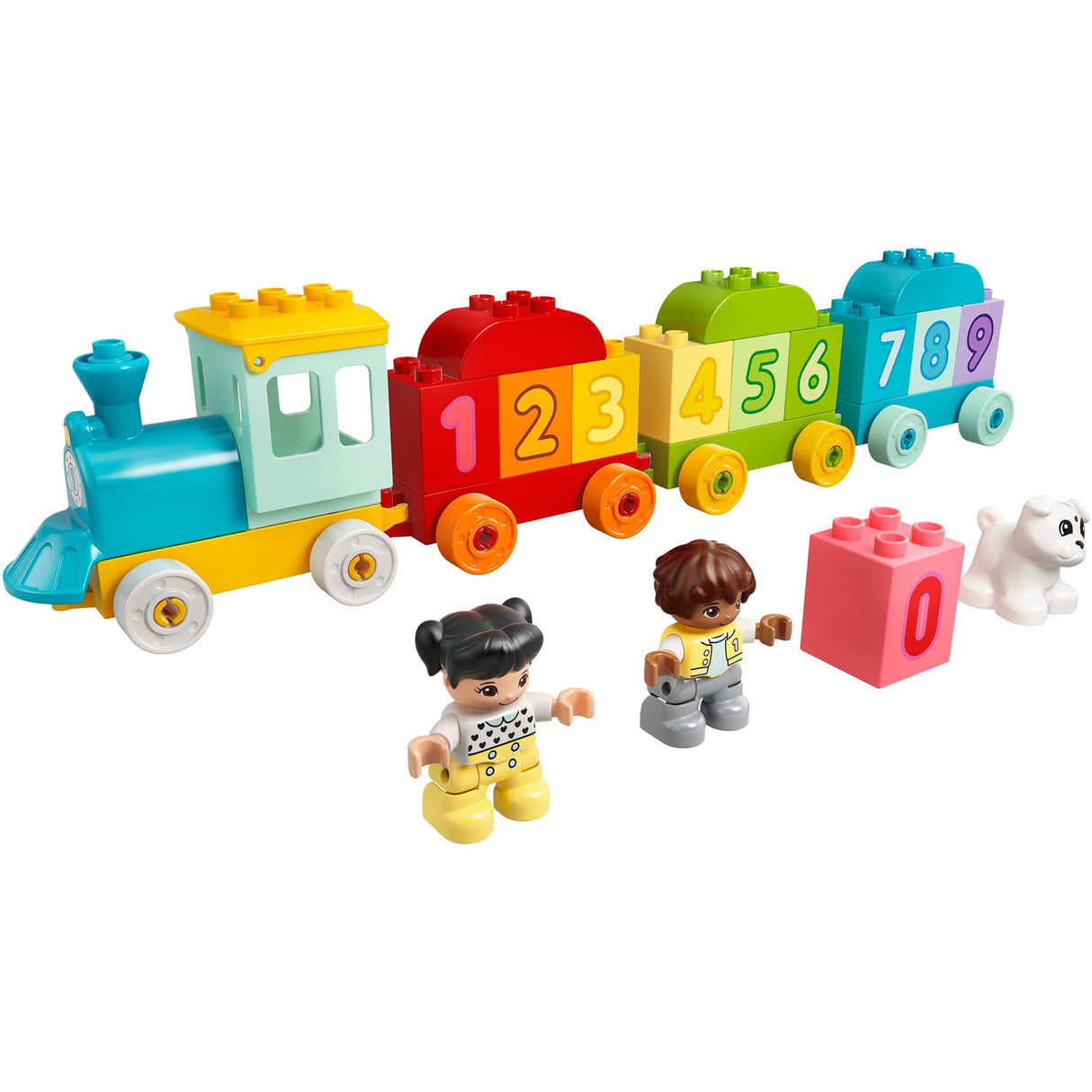 Lego duplo - getallentrein - leren tellen constructiespeelgoed (10954)