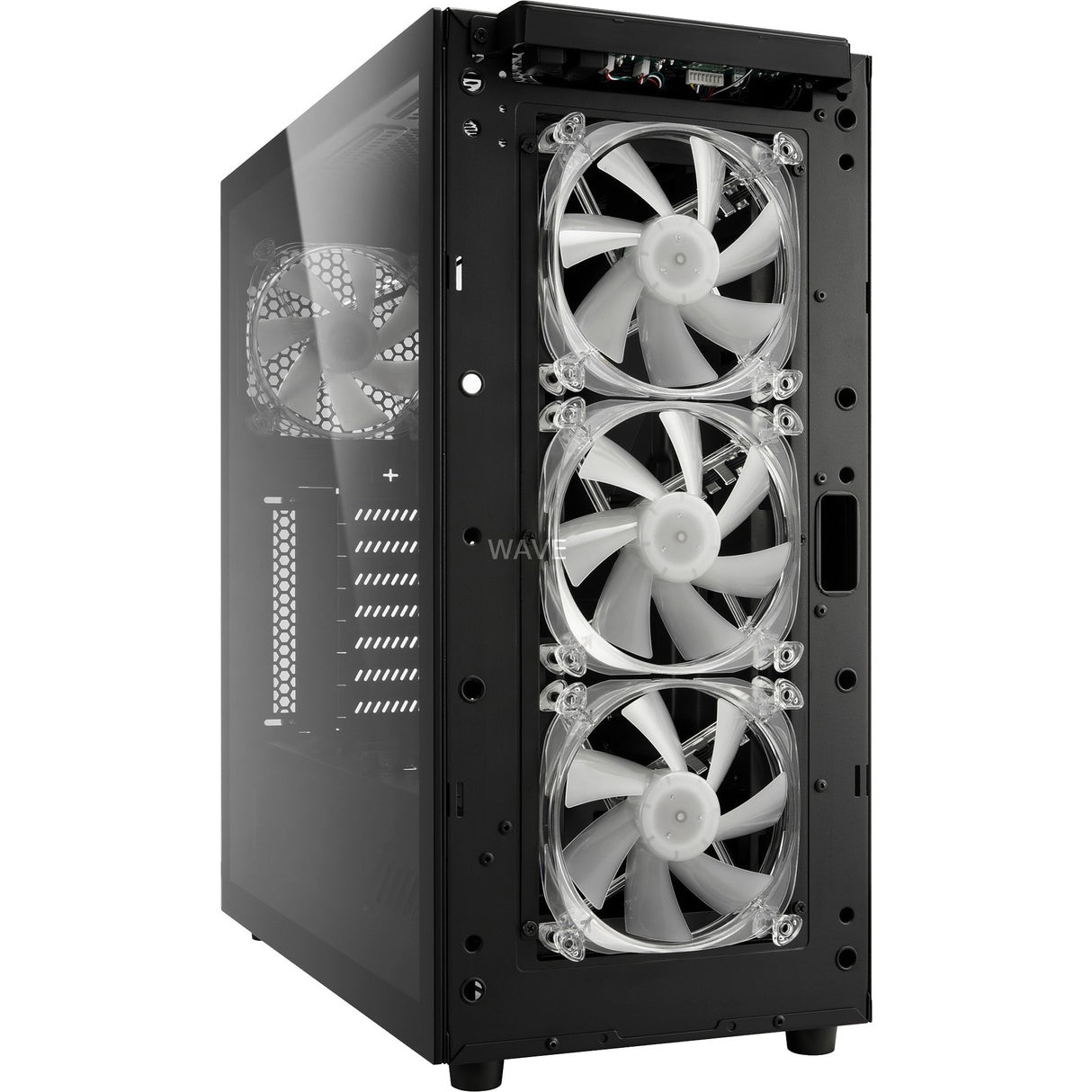 Sharkoon tg5 pro rgb midi tower behuizing (zwart | 4x usb-a | rgb | tempered glass)