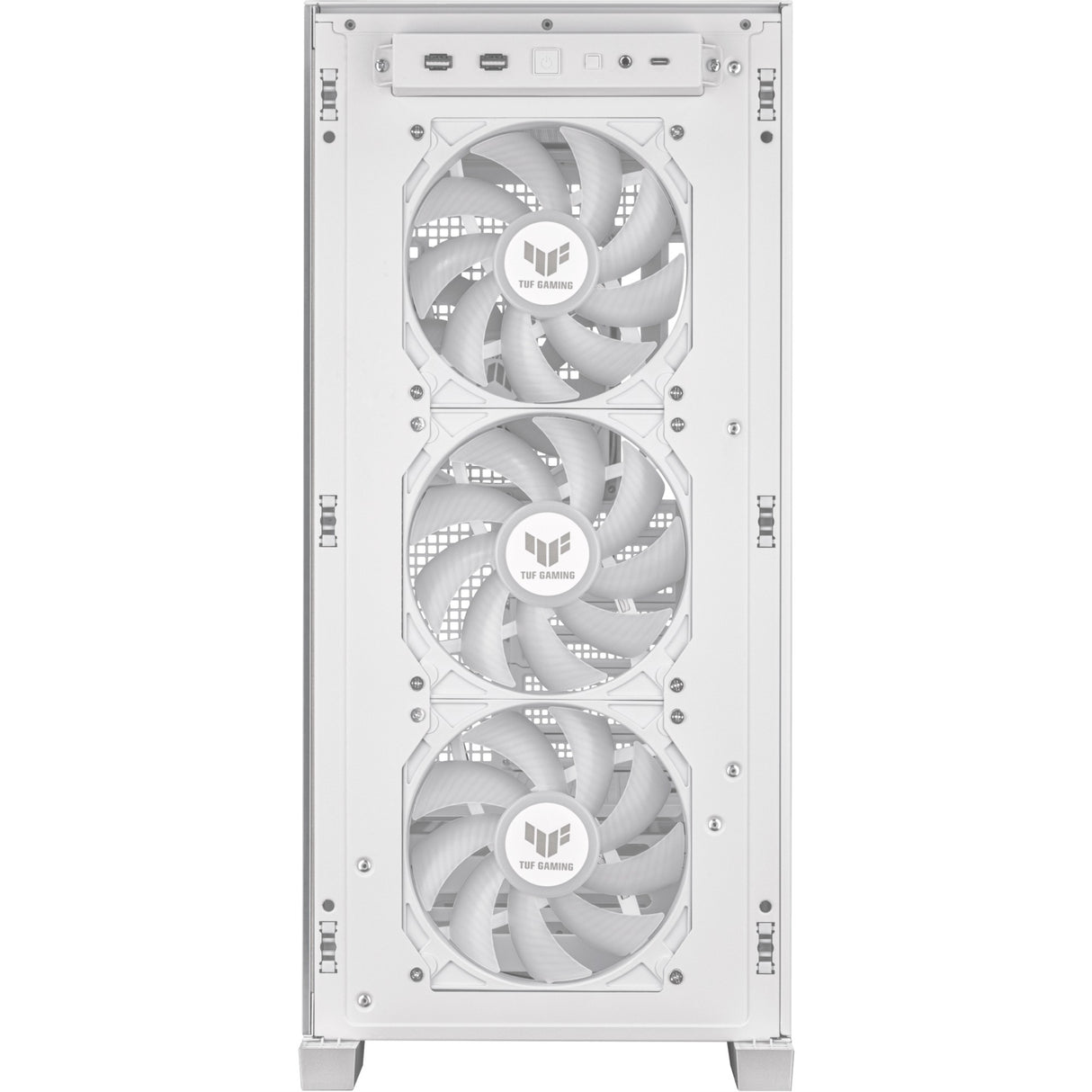 Asus tuf gaming gt302 argb midi tower behuizing (wit | 2x usb-a | 1x usb-c | rgb | tempered glass)