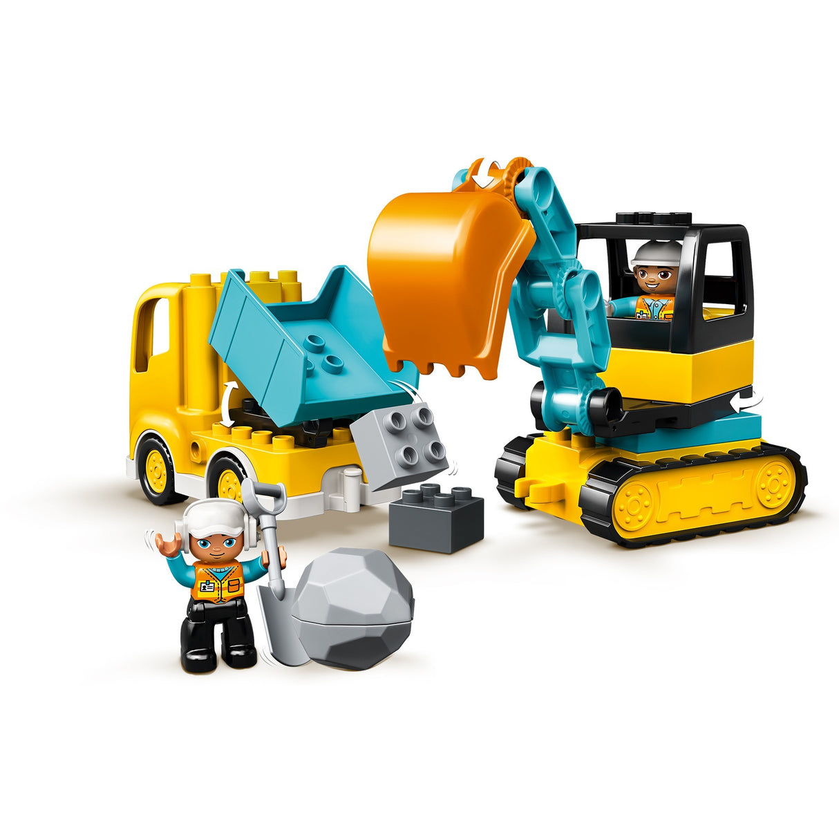 Lego duplo truck tracked excavator 10931