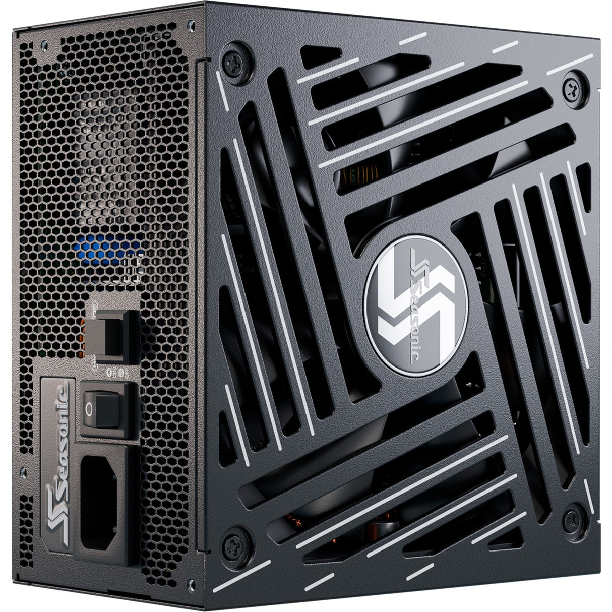 Seasonic focus gx-1000-v4 atx3.1 modulaire 1000 watt voeding (zwart, 1x 12vhpwr, 3x pcie)
