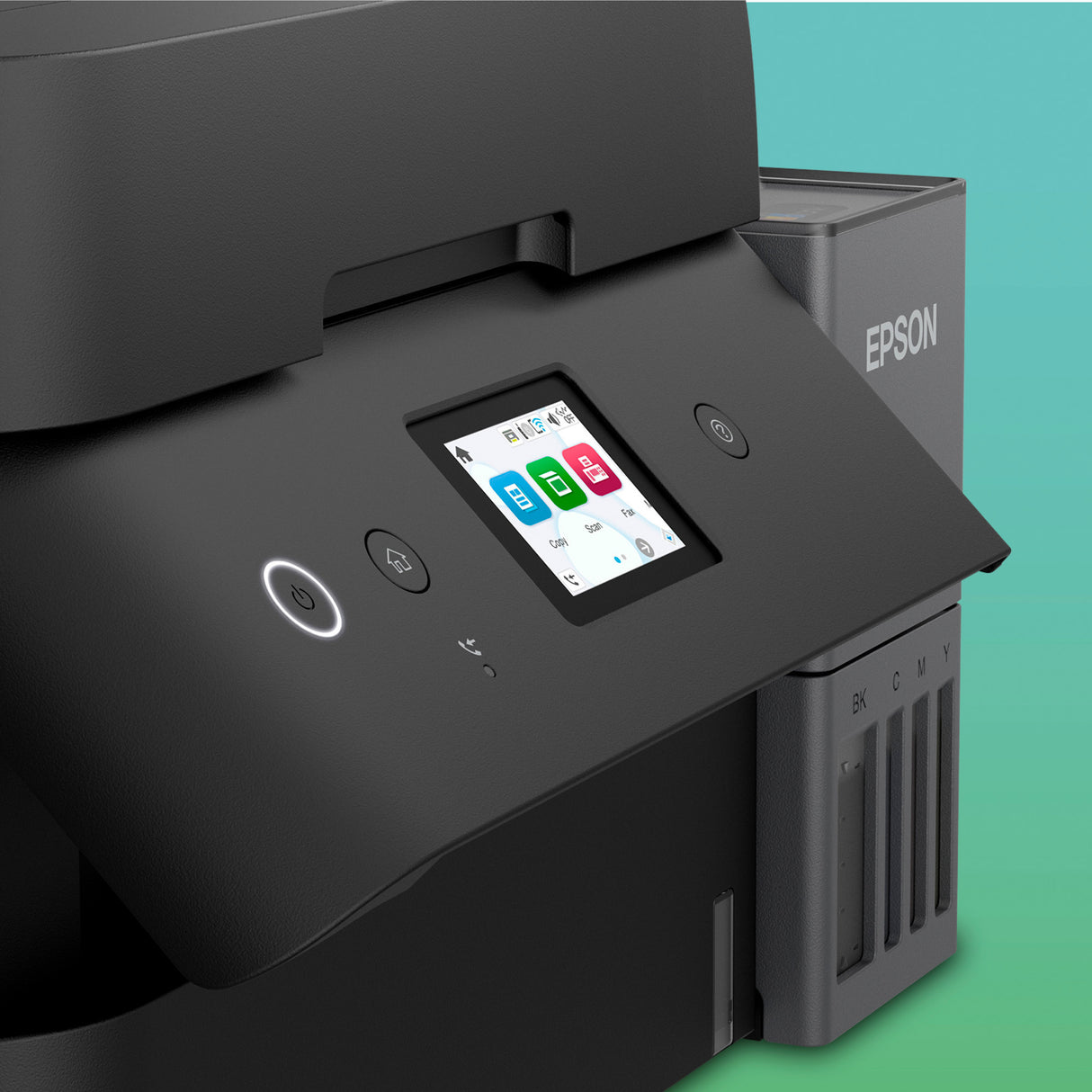 Epson ecotank et-4950 all-in-one inkjetprinter (zwart, faxen, scannen, kopiëren, wifi, inclusief tot 3 jaar inkt)