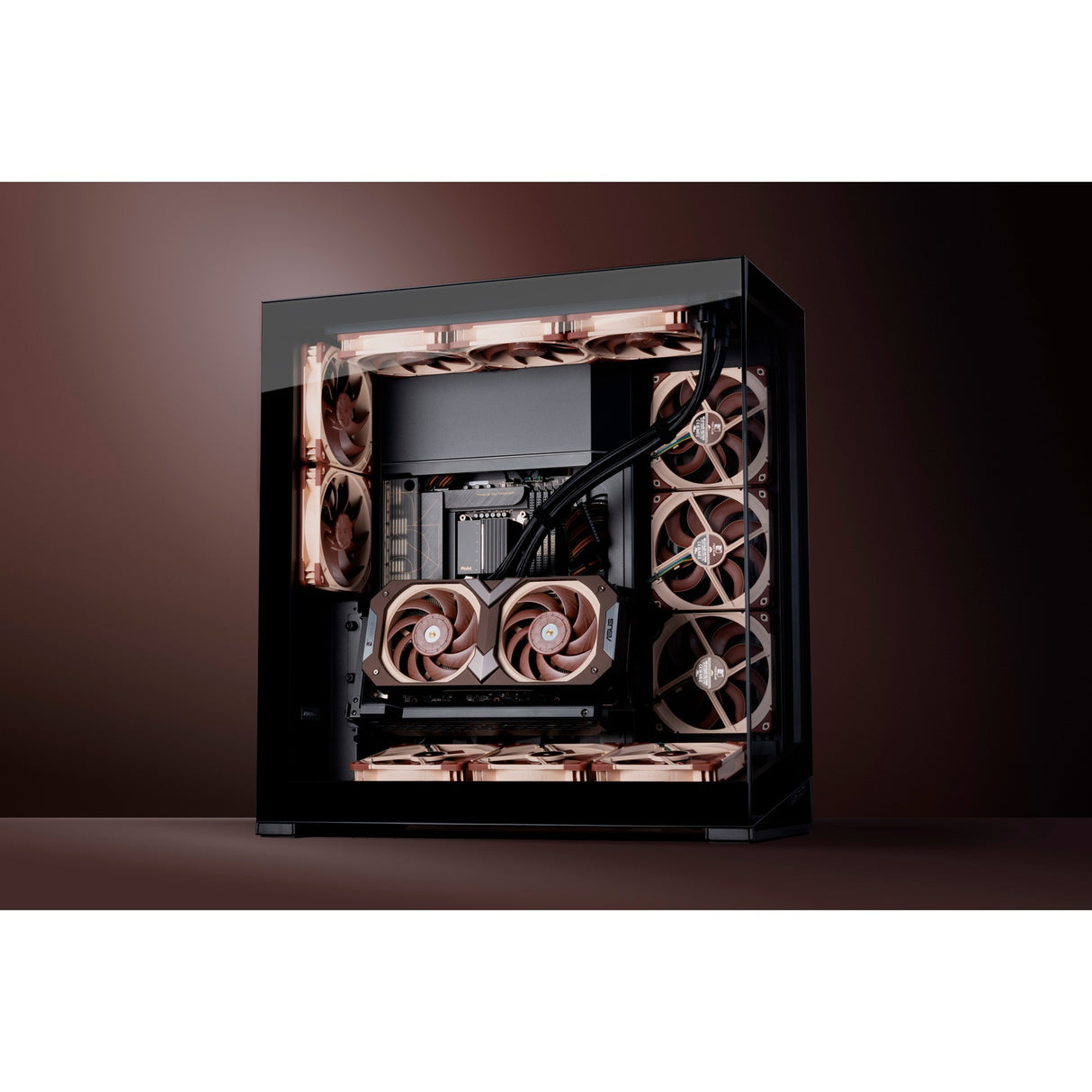 Noctua nf-a14x25 g2 pwm sx2-pp case fans (bruin, 2 stuks, 140 x 140 x 25 mm)