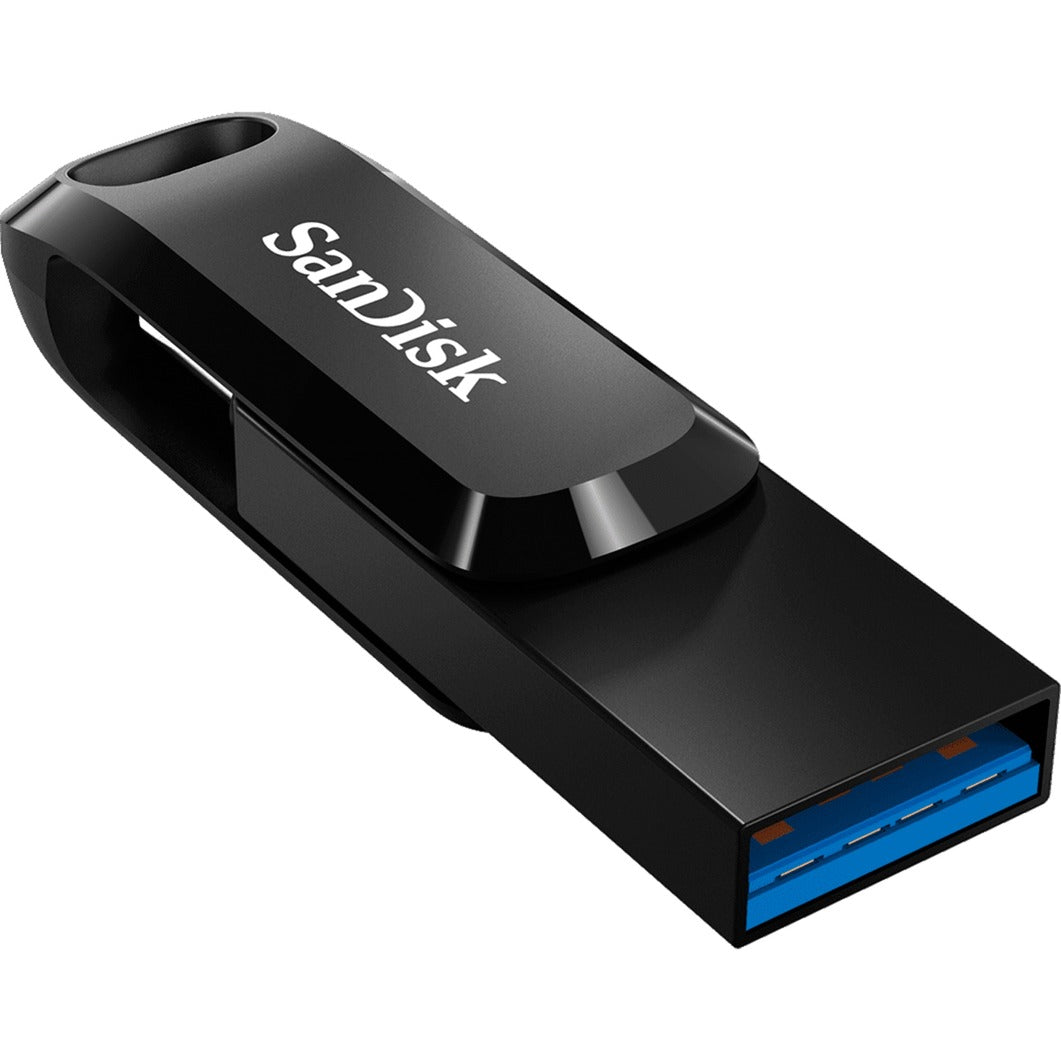 Sandisk ultra dual drive go 64 gb usb-stick (zwart, usb-a 3.2 (5 gbit s), usb-c 3.2 (5 gbit s))