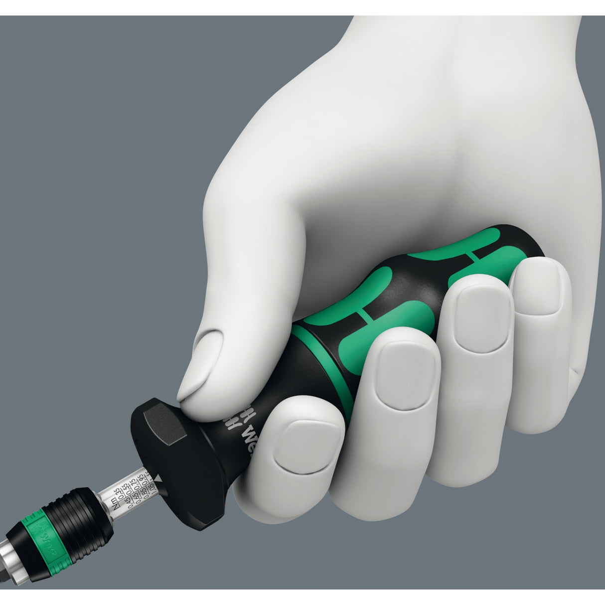 Wera 7441 kraftform instelbare momentschroevendraaier met rapidaptor snelwisselhouder, 1 4 duim, 1,2 - 3,0 nm - 1 stuk(s) - 05074701001