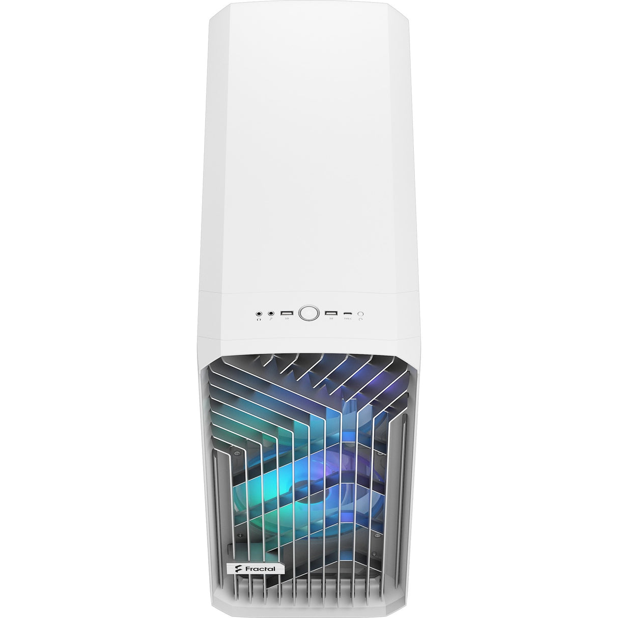 Fractal design torrent white rgb tg clear tint midi tower behuizing (wit | 2x usb-a | 1x usb-c | rgb | window)