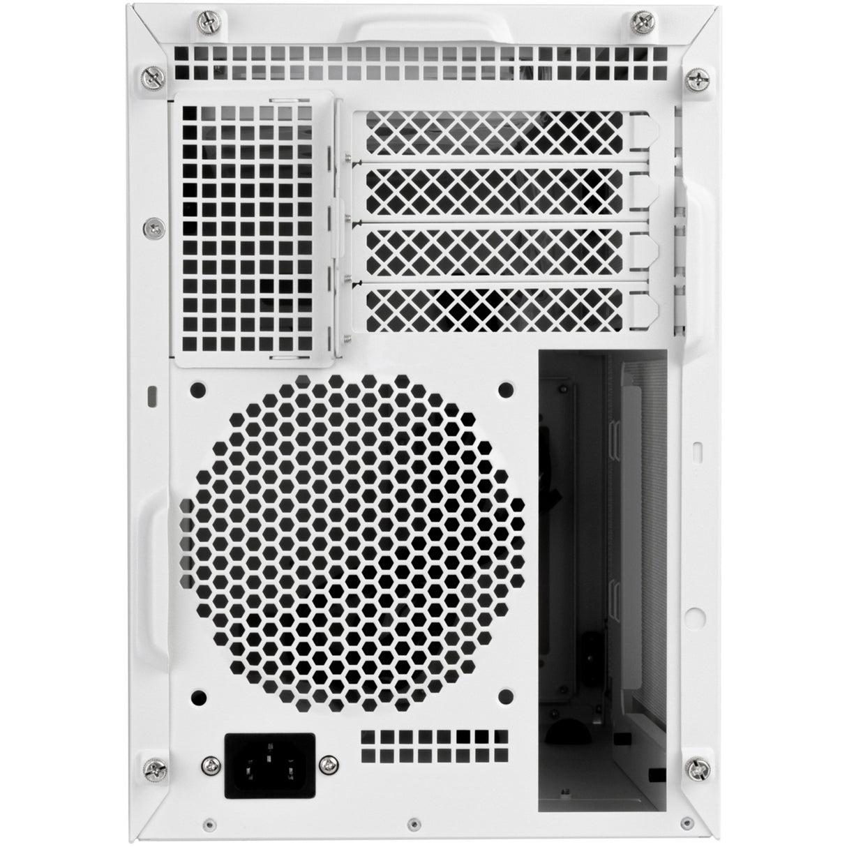 Silverstone sugo 17 mini tower behuizing (wit | 2x usb-a | 1x usb-c)