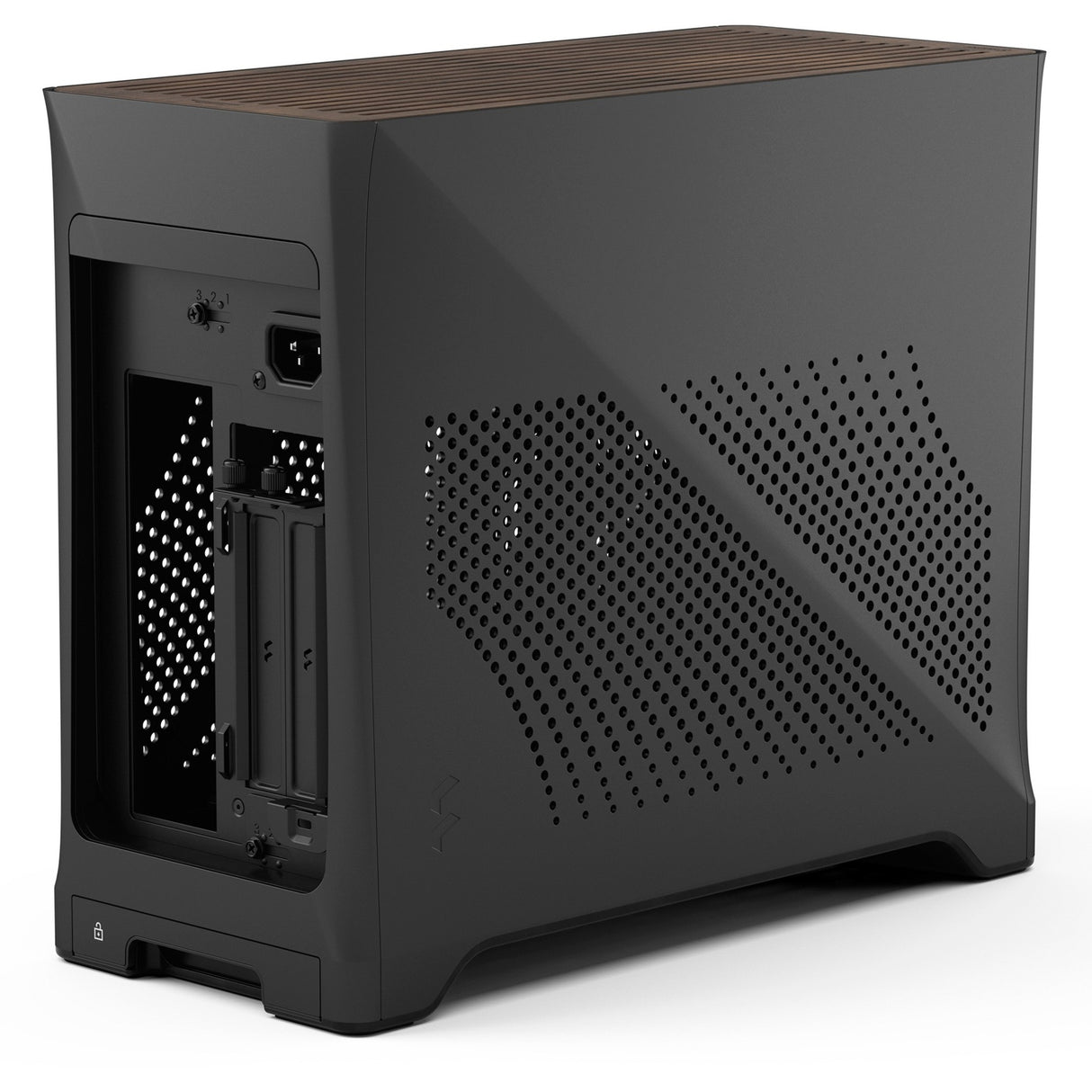 Fractal design era 2 charcoal mini tower behuizing (donkergrijs | 2x usb-a | 1x usb-c)