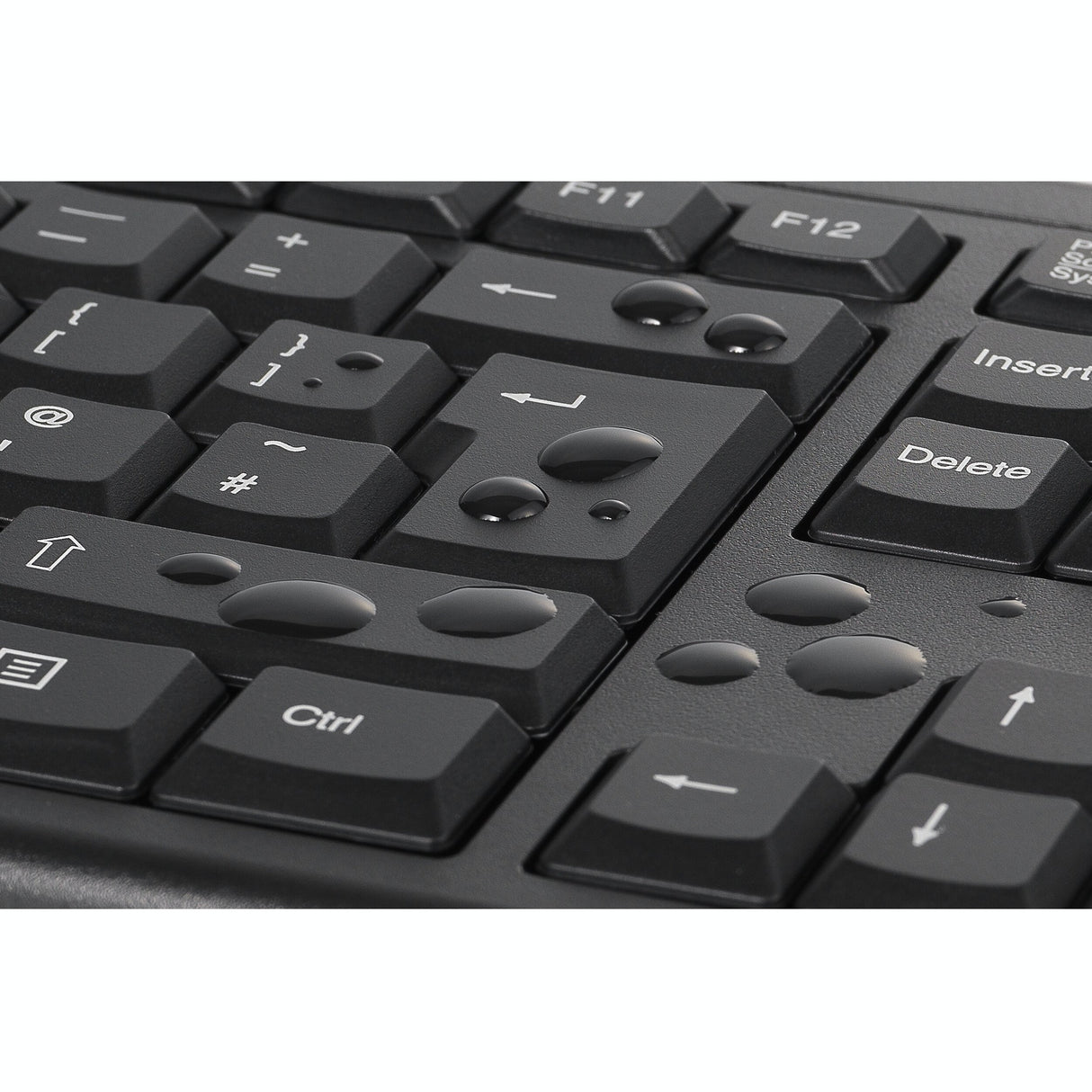 Kensington km150 eq wireless desktop set desktopset (zwart, us lay-out (qwerty), membraan, 100%, 1200 dpi)