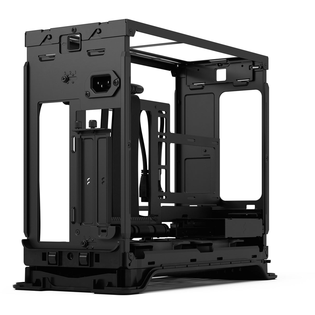 Fractal design era 2 charcoal mini tower behuizing (donkergrijs | 2x usb-a | 1x usb-c)