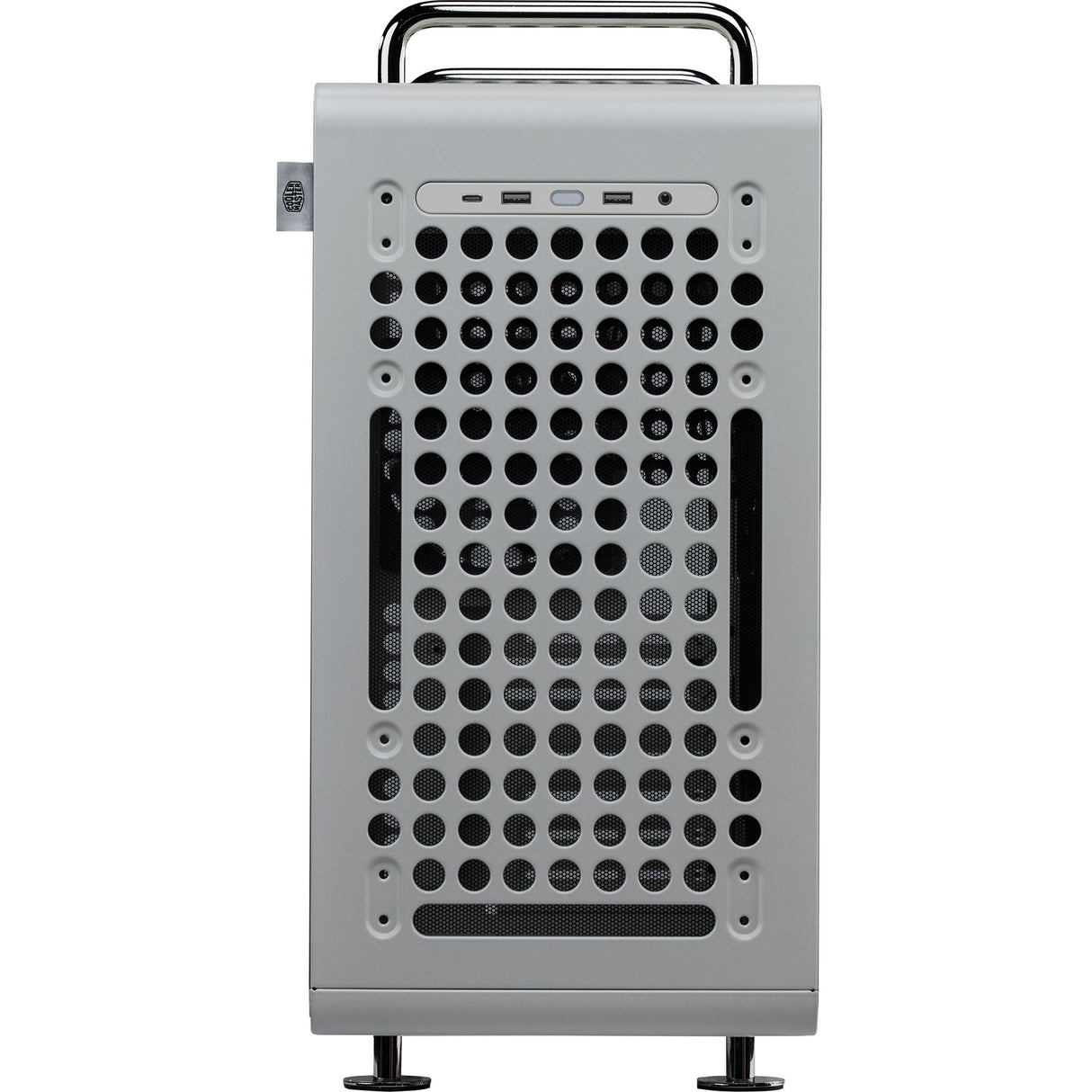 Cooler master qube 540 moonstone midi tower behuizing (grijs | 2x usb-a | 1x usb-c | tempered glass)