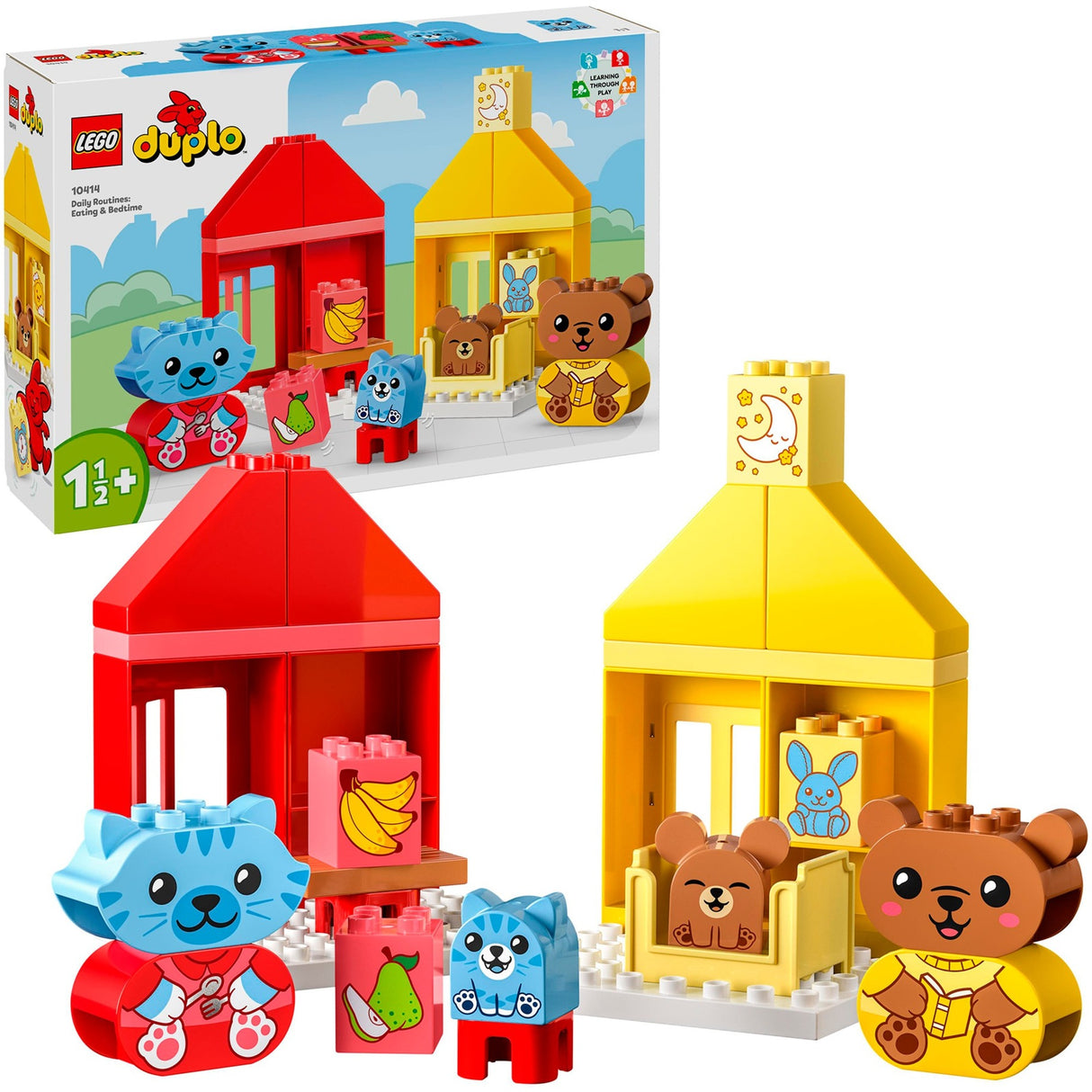 Lego duplo - dagelijkse gewoontes - eten en slapen constructiespeelgoed (10414)