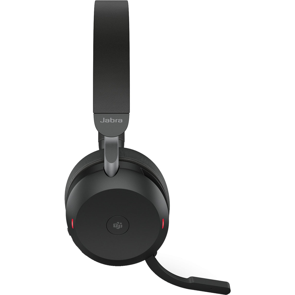 Jabra evolve2 75 on-ear headset (zwart, link380c, microsoft teams)