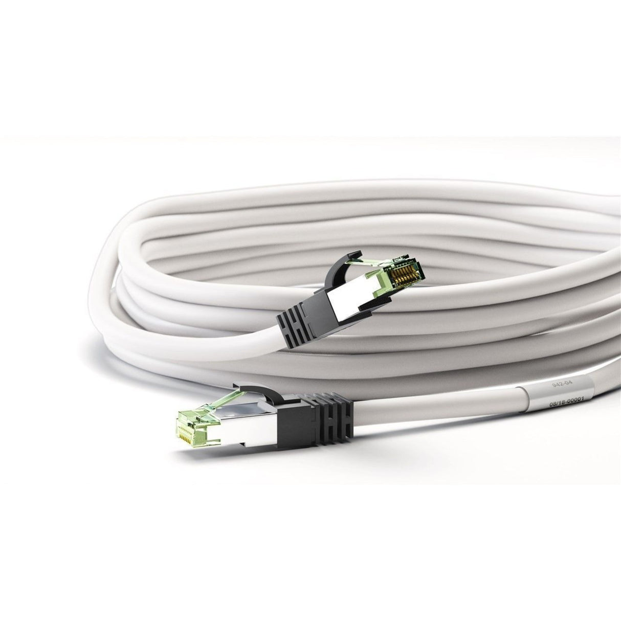 Goobay netwerkabel cat.8.1 s ftp (wit, 0,5 meter)