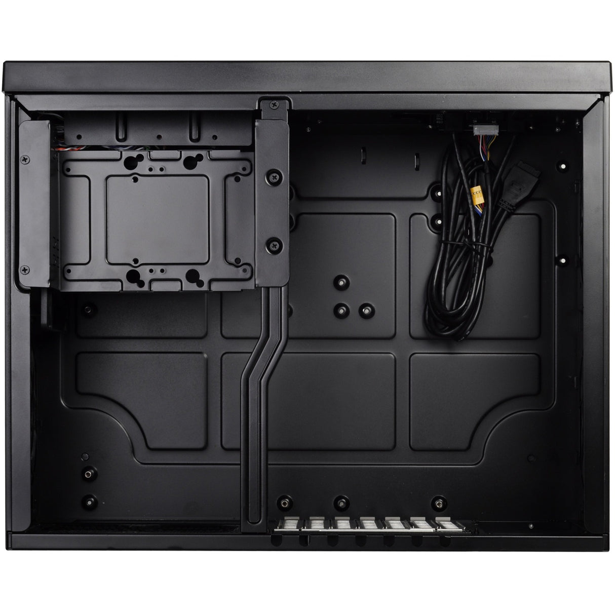 Silverstone sst-gd09b-c htpc behuizing (zwart | 1x usb-a | 1x usb-c)