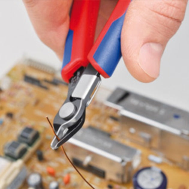 Knipex 7871125 super-knips precisie zijsnijtang - elektronica - 125mm