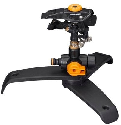 Fiskars sectorsproeier op driepoot voet on off