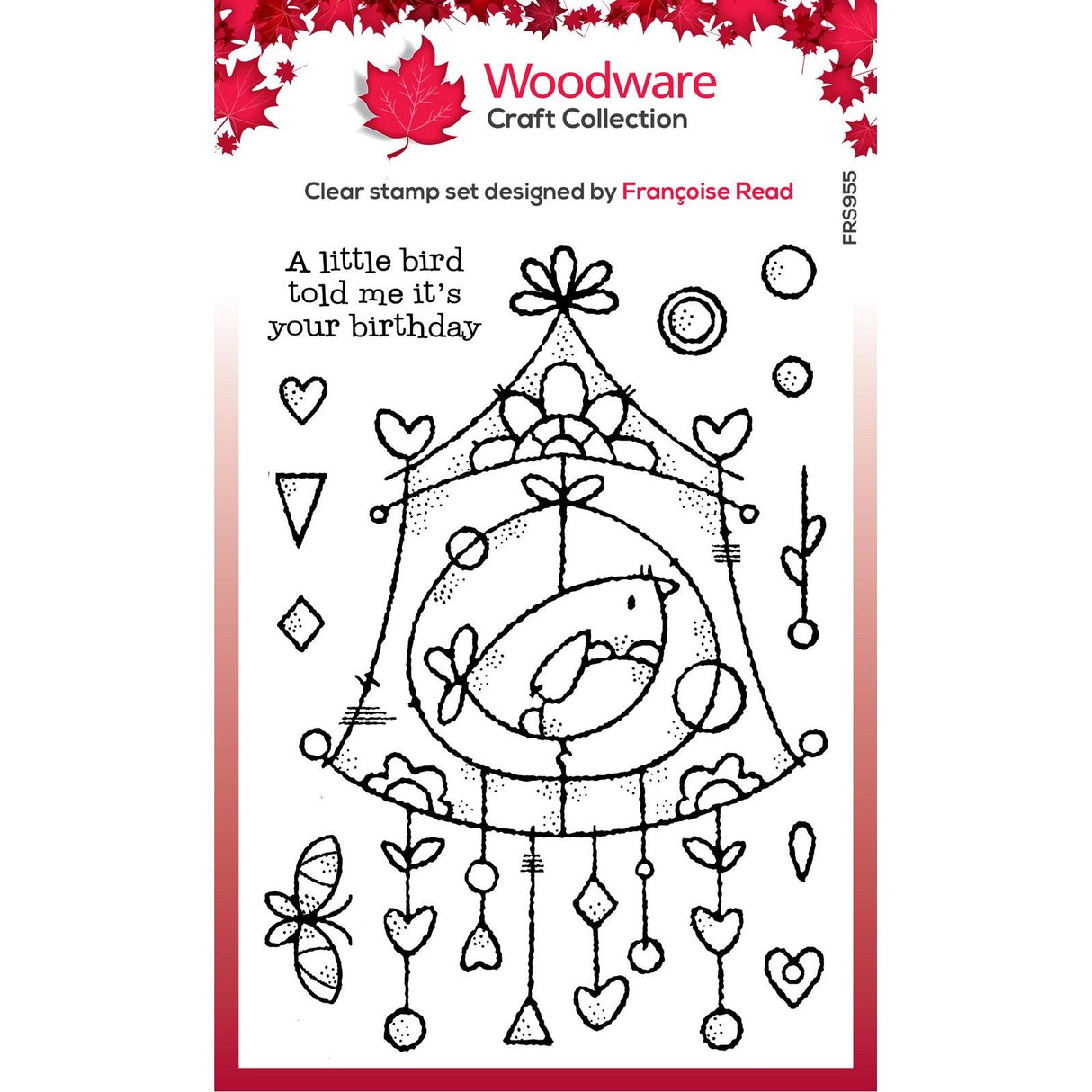 Woodware • clear singles stempel wire birdhouse