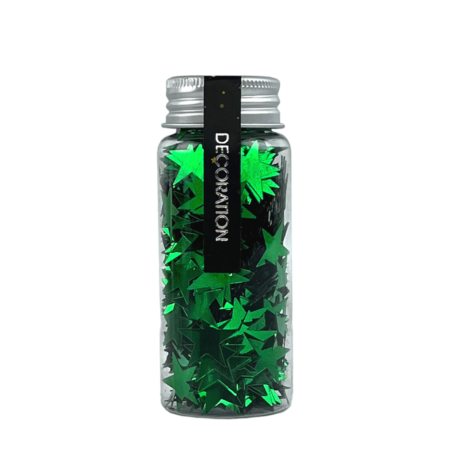 H s confetti groen ster 40gr