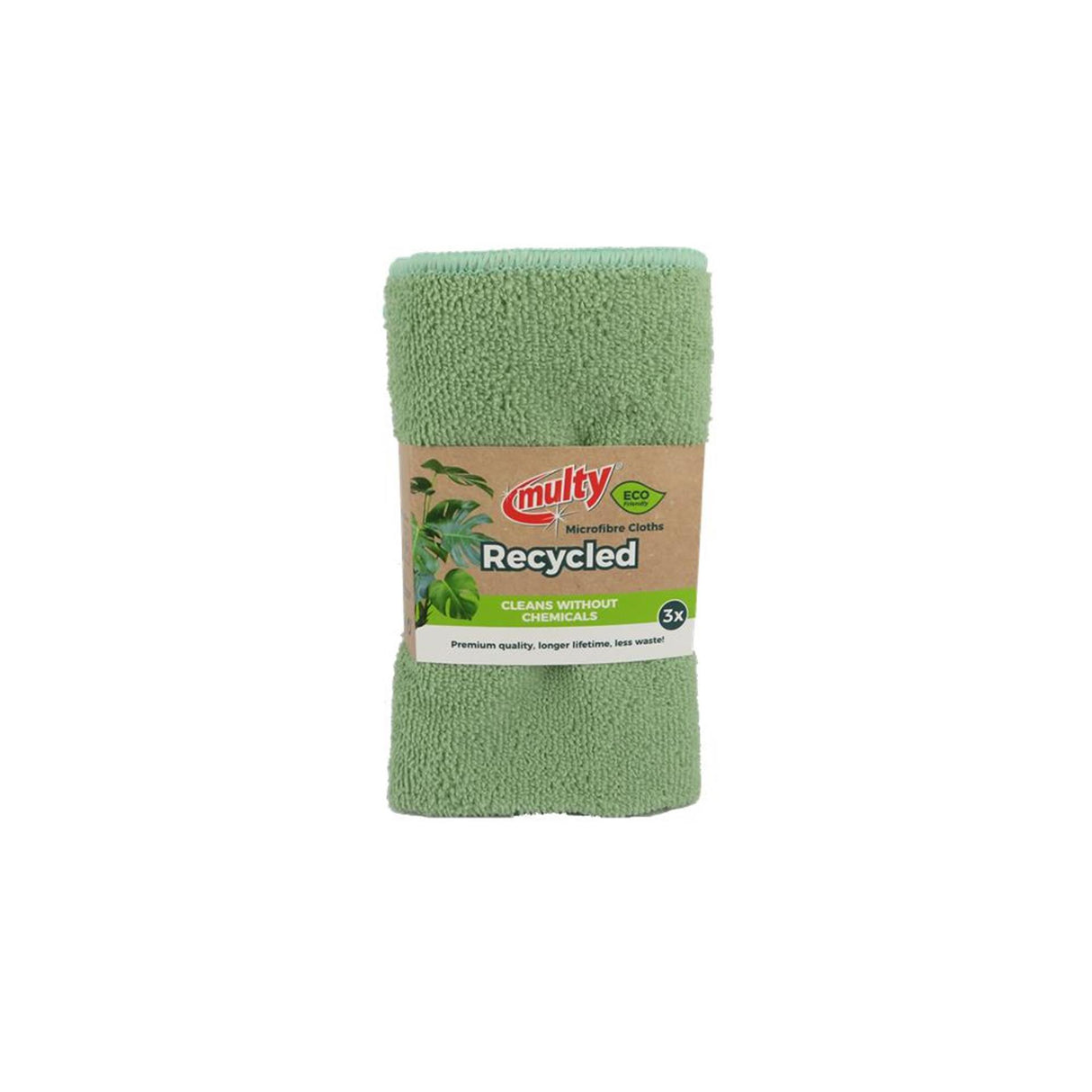 Multy gerecyclede eco vriendelijke microvezeldoeken 35x35cm 3-pack