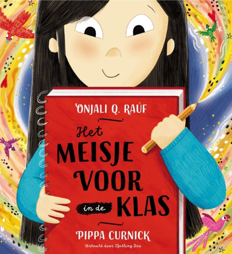 De fontein het meisje voor in de klas