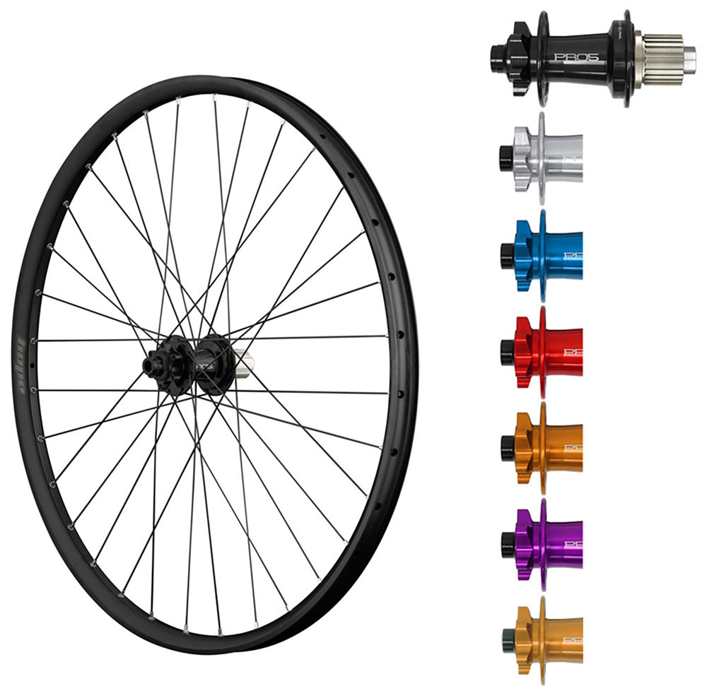 Hope fortus 30 pro 5 disc 6-bolt 27.5 sram xd boost rear wheel | orange