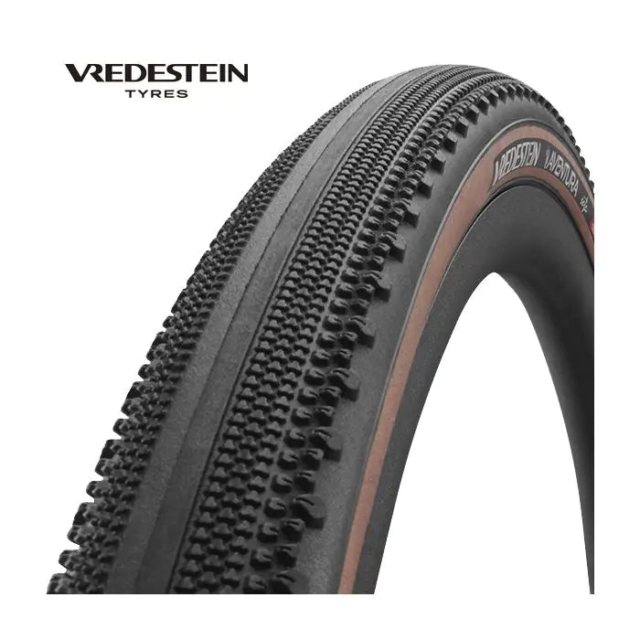 Vredestein buitenband aventura seta core 50-622 - 28 28x2.00 tlr vouw zwart transp