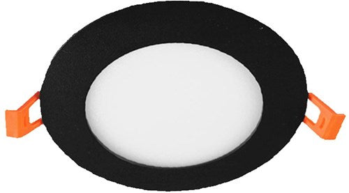 Enzo led panel downlight 9w 3000k incl. driver zwart - led2620