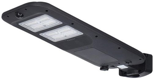 Enzo led solar straatlamp 14w 6000k zwart + schemerschakelaar - 5014122